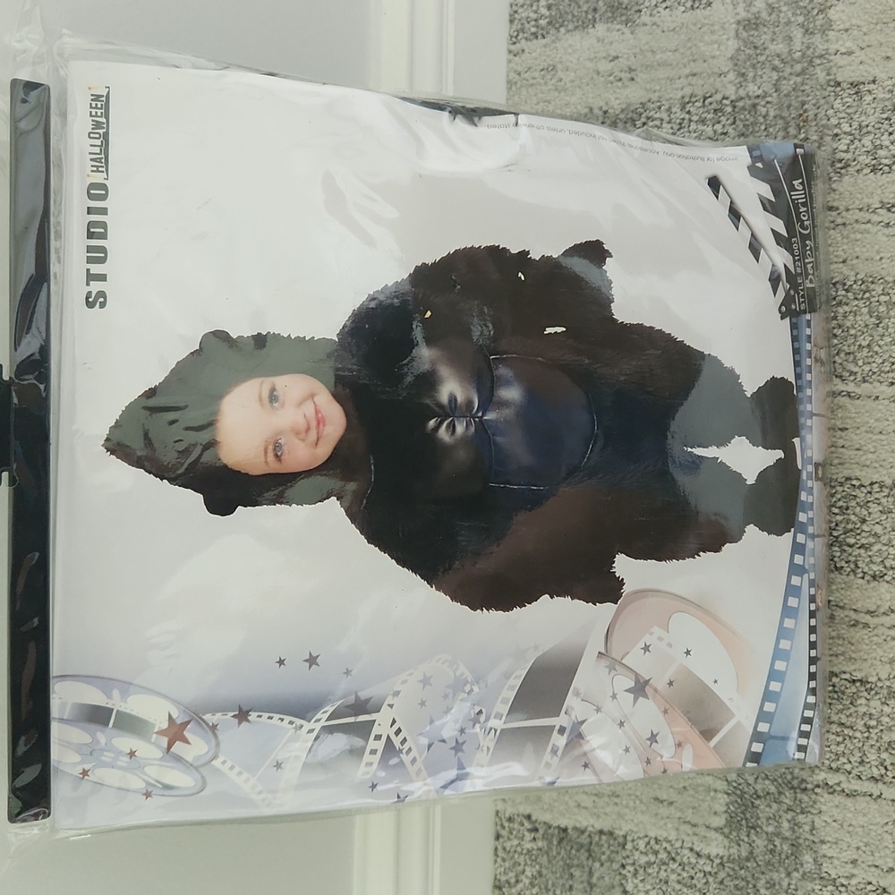 Baby Gorilla 0-9m Costume Brand New!